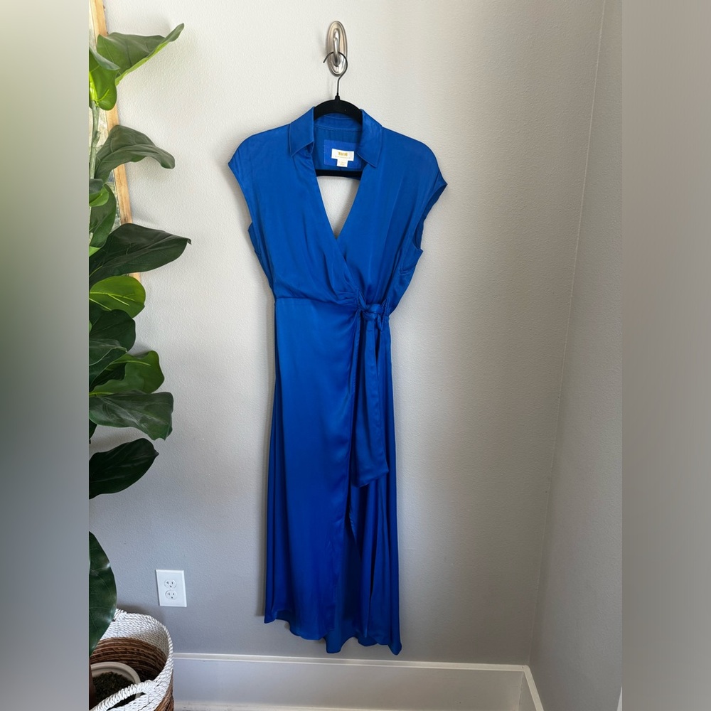 Mauve by Anthropologie blue dress